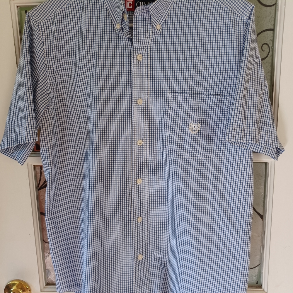 Chaps  men's shirt size medium short sleeve